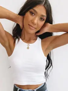 TOOCHKI Colourblocked Tank Crop Top