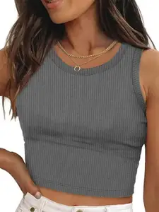 TOOCHKI Colourblocked Tank Crop Top