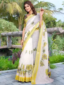 Anouk Women Floral  Zari Designer Saree