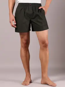 V-Mart Men Solid Cotton Shorts