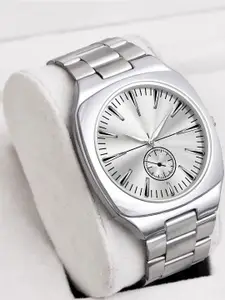 Shocknshop Men Dial & Stainless Steel Bracelet Style Straps Analogue Watch MT812