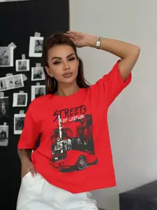 Leotude Women Printed T-shirt