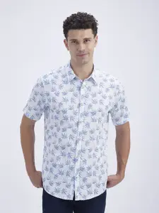 Pepe Jeans Men Floral Printed Spread Collar Cotton Casual Shirt