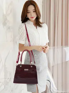 FOMMIL Structured Satchel Handbag