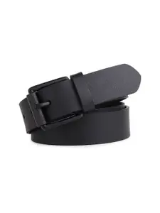 LOOPA Men Textured Leather Formal Belt