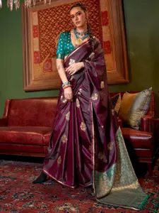 Anouk Woven Design Zari Banarasi Saree