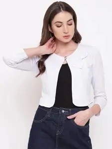 Moda Rapido Crop Open Front Shrug