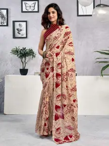Satrani Ethnic Motifs Pure Cotton Saree