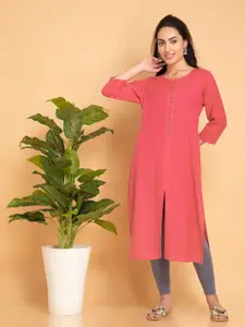SUTI Women Solid Straight Kurta