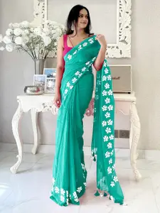 Anouk Floral Printed Pure Cotton Saree