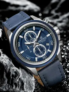Naviforce Men Printed Straps Analogue Chronograph Watch NF8075 S BE BE