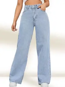 Metronaut Women Classic Mid-Rise Baggy Jeans