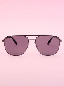 HASHTAG EYEWEAR Men UV Protected Lens Square Sunglasses EVAI-HL7058-M01