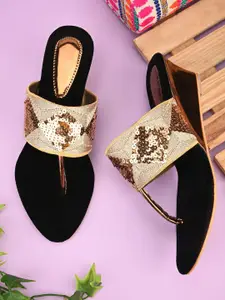 Froh Feet Women Ethnic - Embellished Wedge Sandals