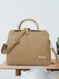FOMMIL Structured Satchel With Tasselled