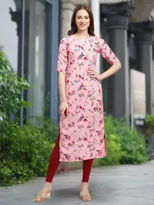 Anouk Rustic Women Ethnic Motifs Printed Crepe Kurta
