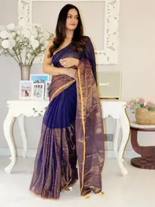 Anouk Striped Pure Cotton Designer Saree