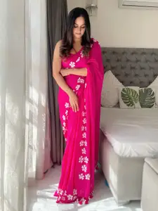Anouk Floral Pure Cotton Saree