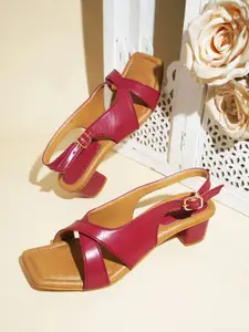 Froh Feet Women Block Heel Sandals