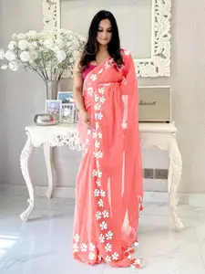 Anouk Floral Printed Pure Cotton Saree