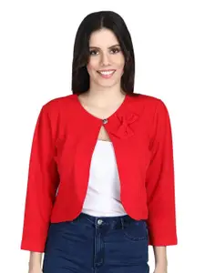 Moda Rapido Women Button Shrug