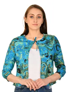 Moda Rapido Women Printed Tie-Up Shrug