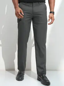 HIGHLANDER Men Slim Fit Formal Trousers