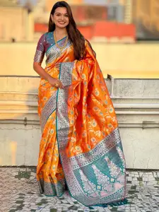 SGF11 Floral Handloom Kanjeevaram Saree