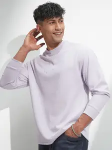 HIGHLANDER Men Textured Relaxed Fit T-shirt