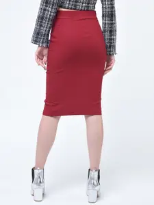 Moda Rapido High Waist Straight Mini Skirt