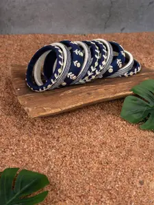 Taasha Craft Set Of 10 Thread Bangles