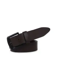 LOOPA Men Textured Leather Formal Belt