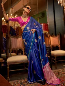 Anouk Ethnic Motifs Woven Design Banarasi Saree