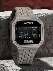Naviforce Men Date Function Dial Digital Watch NF7116 B.GY B.GY