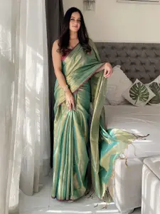 Anouk Women Woven Design Tissue Saree