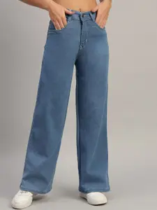 The Roadster Lifestyle Co. Cotton Mid-Rise Oversized Loose Fit Jeans