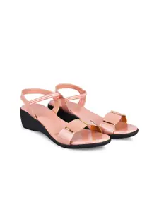 Froh Feet Women Open Toe Block Sandals