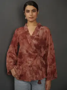 Anouk Women Quirky Printed Angrakha A Line Kurti