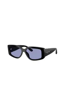 Vogue Eyewear Women Rectangle Sunglasses with UV Protected Lens 8056262414613