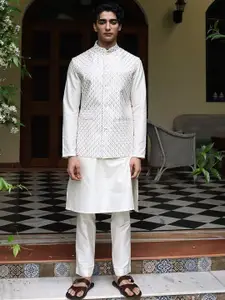 PATR Embroidered Nehru Jacket