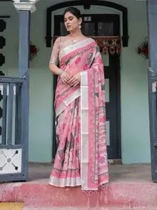 SGF11 Floral Handloom Saree