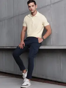 French Connection Men Regular Fit Cargos Trousers
