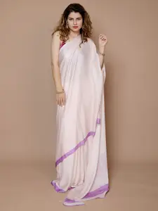 Anouk Ethnic Motifs Printed Satin Saree