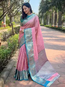 SGF11 Floral Zari Pure Silk Kanjeevaram Saree