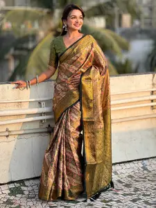 SGF11 Floral Pure Silk Handloom Kanjeevaram Saree