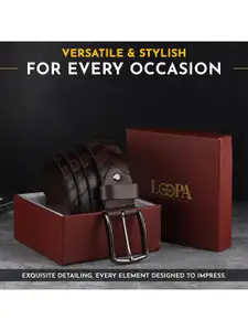 LOOPA Men Leather Formal Belt