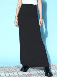Berrylush High Rise Split-Thigh Pencil Maxi Skirt