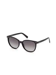 SWAROVSKI Women UV Protected Round Sunglasses - SK0354 53 01B