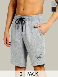 Moda Rapido Men Pack Of 2 Outdoor Regular Fit Shorts