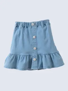 Mark & Mia Girls High Waist A-Line Knee Length Skirt